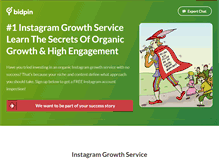 Tablet Screenshot of bidpin.com